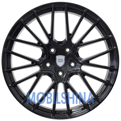 R21 9.5 5/130 71.6 ET46 Wsp italy Porsche (W1058) Okinawa Gloss Black (Черный глянец) (литой)