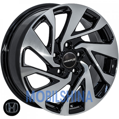 R16 7 5/114.3 64.1 ET45 Jh 10 164 Black polished (Черный с полированной лицевой частью) (литой)