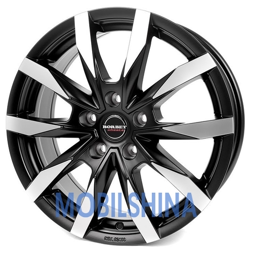 R18 7.5 5/127 71.6 ET45 Borbet CW5 matt black polished (литой)