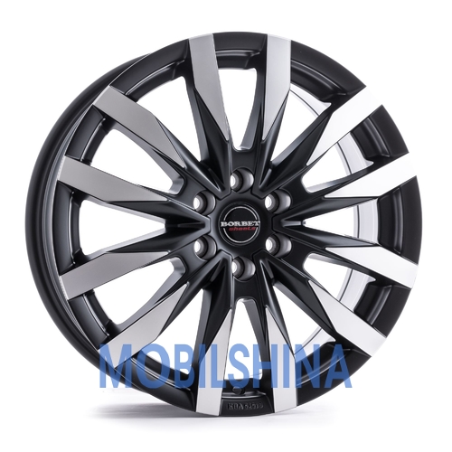 R18 7.5 6/114.3 66.1 ET40 Borbet CW6 matt black polished (литой)