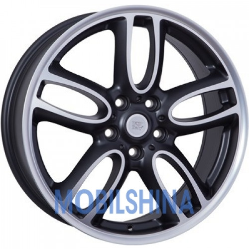 R19 7.5 5/120 72.6 ET52 Wsp italy Mini (W1654) Amstel Black polished (Черный с полированной лицевой частью) (литой)