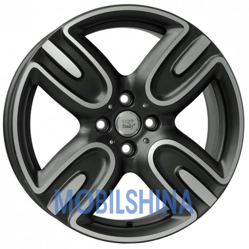 R17 7 4/100 56.1 ET48 Wsp italy Mini (W1655) Troia Matt Gun Metal Polished (литой)