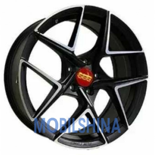 R18 8 5/112 66.6 ET35 Cast wheels CW633 MBF Mist Black Full Polish (литой)