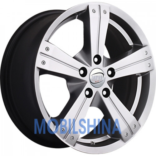 R16 7 5/120 72.6 ET42 Kormetal MF 66 Black Diamond (Черный глянцевый) (литой)