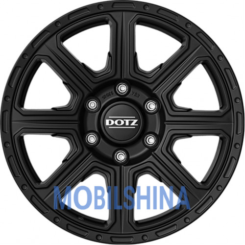 R16 7 6/139.7 93.1 ET24 Dotz Kalahari black matt