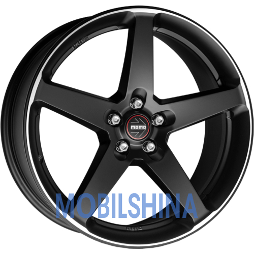 R18 8 5/114.3 72.3 ET40 Momo Five matt black polished (литой)