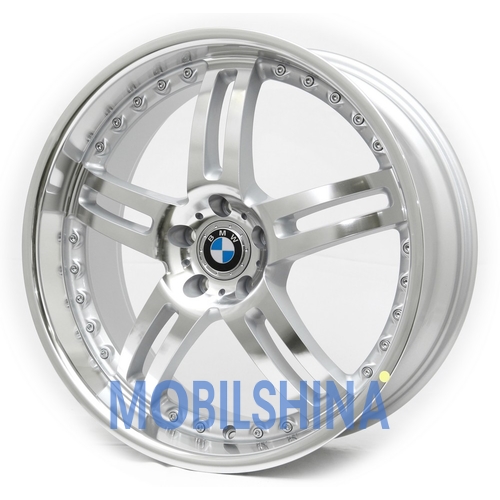 R20 8.5 5/112 73.1 ET35 Replica BMW (M05) Silver Machine Lip Polished