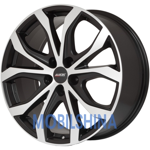 R18 8 5/127 71.6 ET53 Alutec W10 racing black front polished (литой)