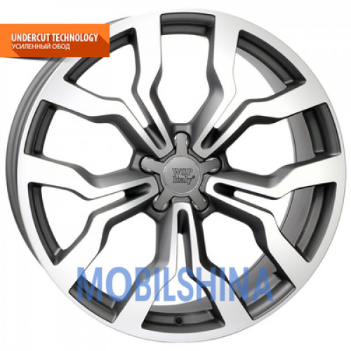 R18 7.5 5/112 57.1 ET54 Wsp italy Audi (W565) Medea Matt Gun Metal Polished (литой)