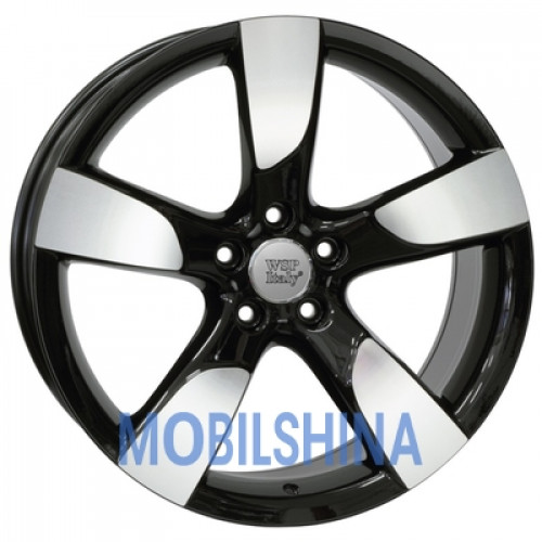 R19 8.5 5/112 66.6 ET43 Wsp italy Audi (W568) Vittoria Black polished (Черный с полированной лицевой частью) (литой)