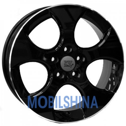 R18 7.5 5/112 57.1 ET47 Wsp italy Volkswagen (W444) Ciprus Gloss Black (Черный глянец) (литой)