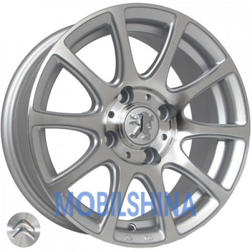 R14 6 4/108 65.1 ET25 Zorat wheels 1 010 Silver Polished (Серебристый полированный) (литой)