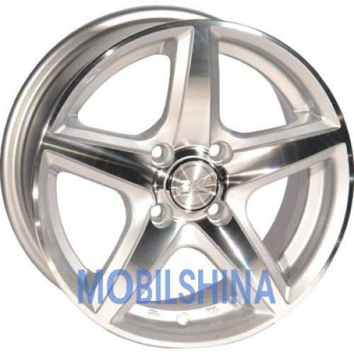 R15 6.5 5/110 65.1 ET35 Zorat wheels 244 Silver Polished (Серебристый полированный) (литой)