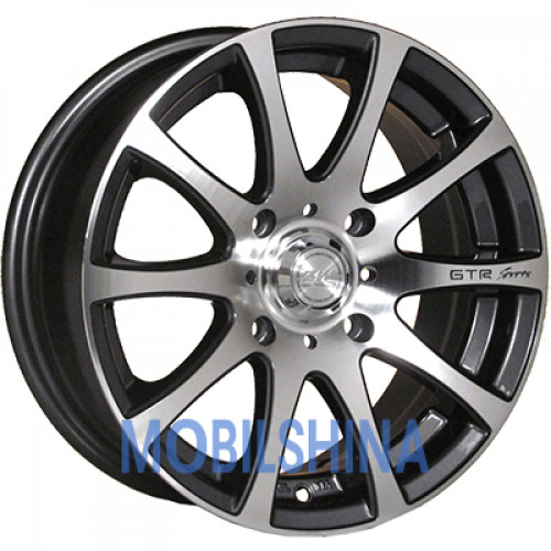 R14 6 4/100 67.1 ET35 Zorat wheels 3114Z Dark Gun Gray Polish (Темно-мраморная крошка с полированной лицевой частью) (литой)