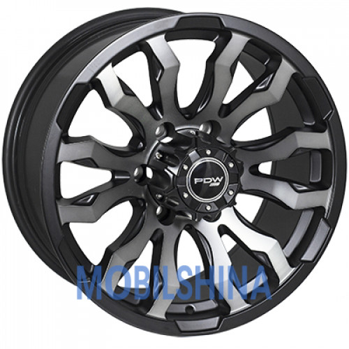 R17 8.5 6/139.7 106.2 ET20 Zorat wheels D584 Matt Grey Polished (Матовый графитовый с полированной лицевой частью) (литой)