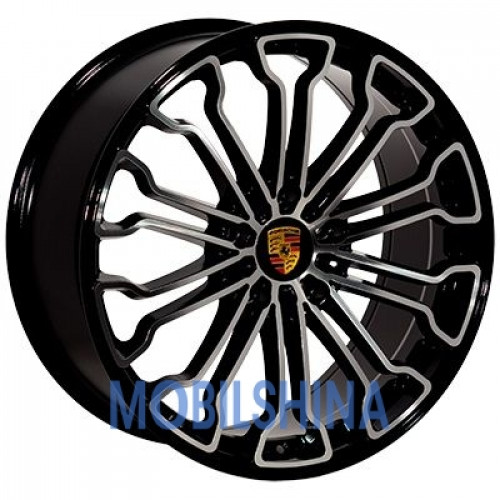 R20 11 5/130 71.6 ET55 Zorat wheels BK601 Black polished (Черный с полированной лицевой частью) (литой)