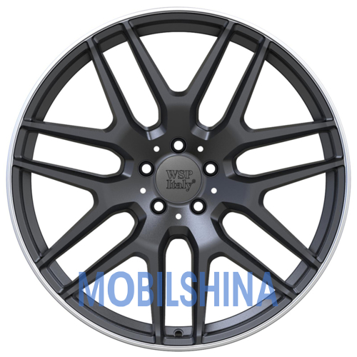 R21 10 5/112 66.6 ET28 Wsp italy Mercedes (W778) Eris dull black polished (литой)