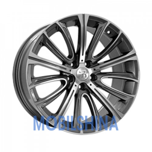 R19 9.5 5/112 66.6 ET39 Replay BMW (B227) Gun metal full polish (Темно-серый с полированным ободом) (литой)