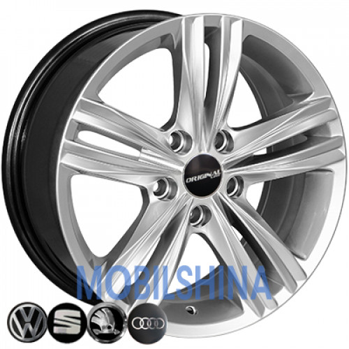 R16 7 5/112 57.1 ET41 Zorat wheels BK5293 hyper silver (литой)