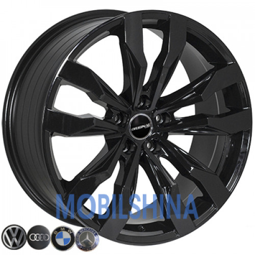 R20 8.5 5/112 66.6 ET33 Zorat wheels BK5333 Black (литой)